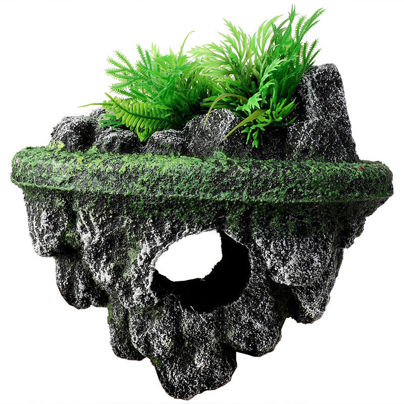 Transform Your Aquarium with Floating Stone Ornaments